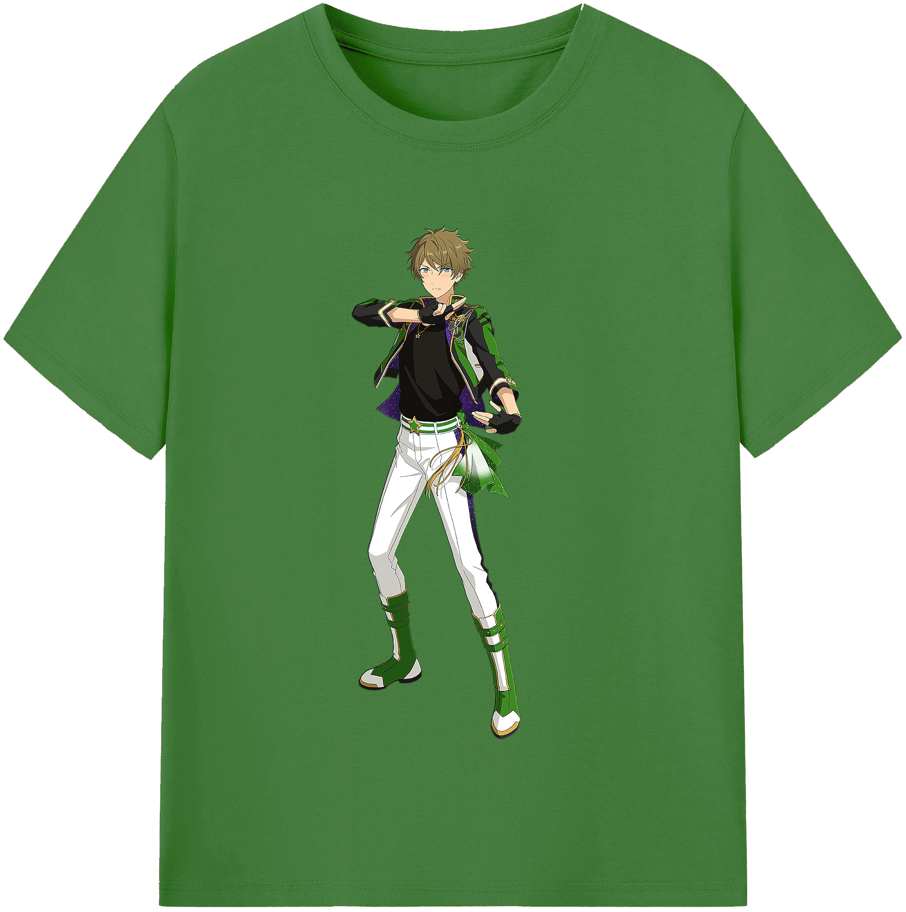 （画像用） あんさんぶるスターズ! Ensemble Stars レディースカジュアルプリントTシャツ（綿100％）